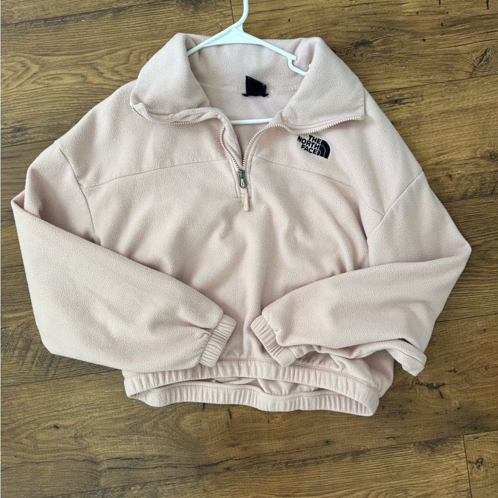 The North Face Light Pink Fleece Pullover